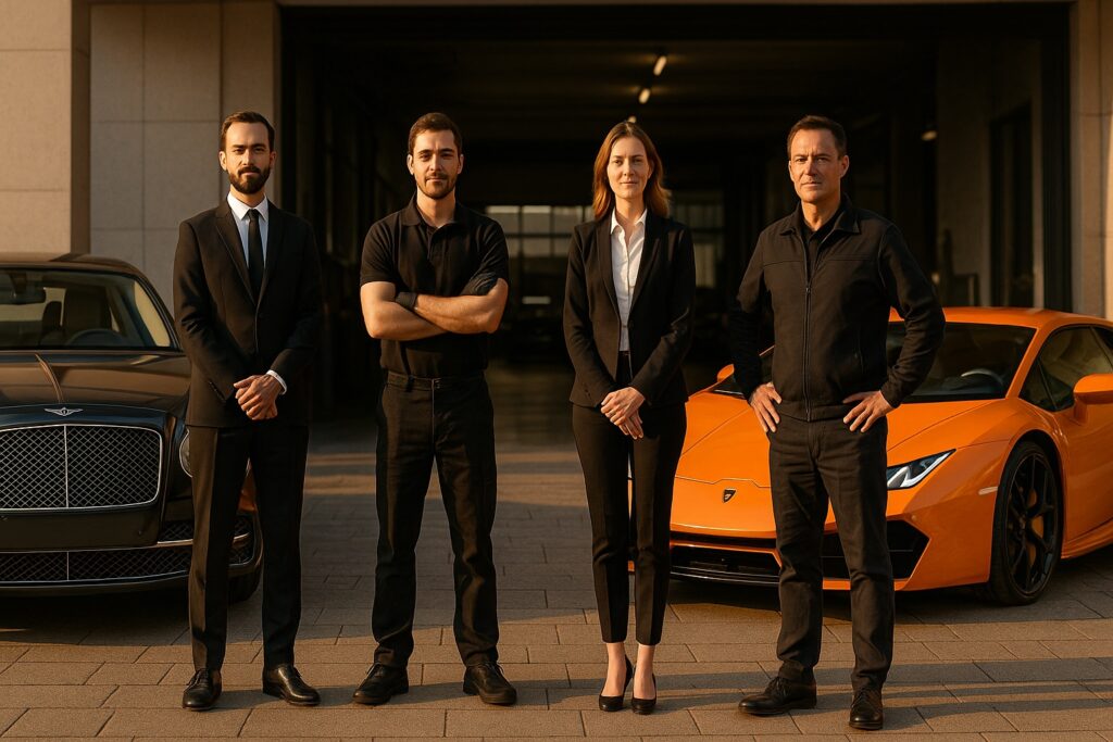 métiers du luxe automobile