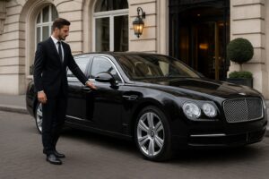 chauffeur de voiture de luxe à Paris
